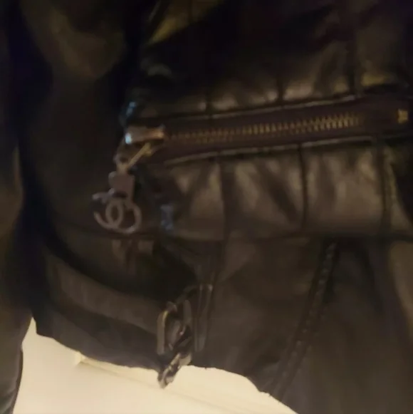 Vintage Womens Rocawear Faux Leather Jacket Coat Black Size L Early 2000’s - Picture 7 of 14